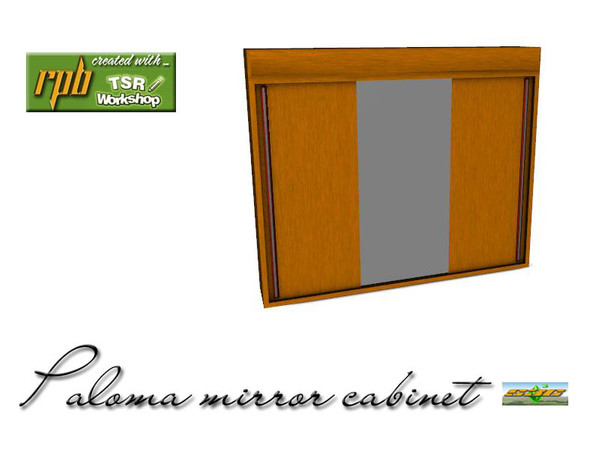 Sims 3 — S3C Paloma mirror cabinet by ruhrpottbobo — S3C Paloma mirror cabinet