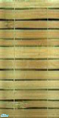 Sims 2 — Bamboo Panneling by Chris441962 — Give any room that unplastered, unfinished efect with this bamboo panneling.