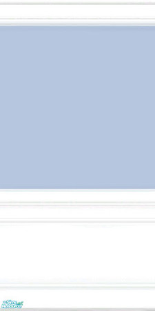 Sims 2 — Vintage Charm Bedroom - Wall II by Cashcraft — A blue wall for the Vintage Charm Bedroom set.