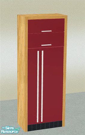 Sims 2 — Kitchen Mondo Cayenne - Fridge by Sasilia — 