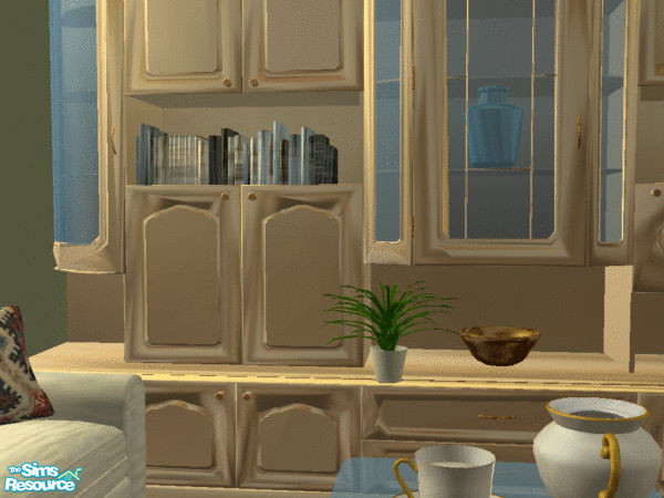 Sims 2 — Colorado Living-Mesh Set - Cabinet Plant by MysticVelvet — 