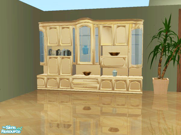 Sims 2 — Colorado Living-Mesh Set - Cabinet by MysticVelvet — You will find this cabinet under tables in buy mode.