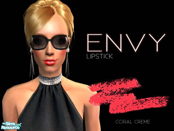 Sims 2 — ENVY Lipstick - Coral Creme by 06bek — 