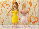 Sims 3 — Dress SunSims (option 2) by dasha28rus2 — This dress with recolorable a channel 