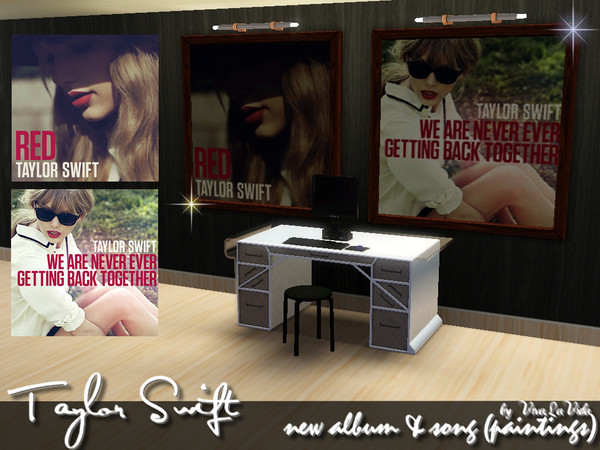 Sims 3 — Taylor Swift - new album & song (paintings) by VivaLaVida by VivaLaVida2 — I can't wait her new album! New