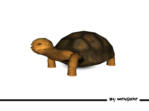 Sims 3 — Cottage Garden_Turtle Sculpture by mensure — Turtle Sculpture by mensure. Give your pond or garden some aquatic