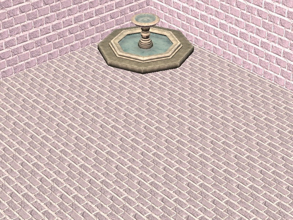 Sims 2 — Brick Floors Set - lavender by zaligelover2 — Brick flooring.