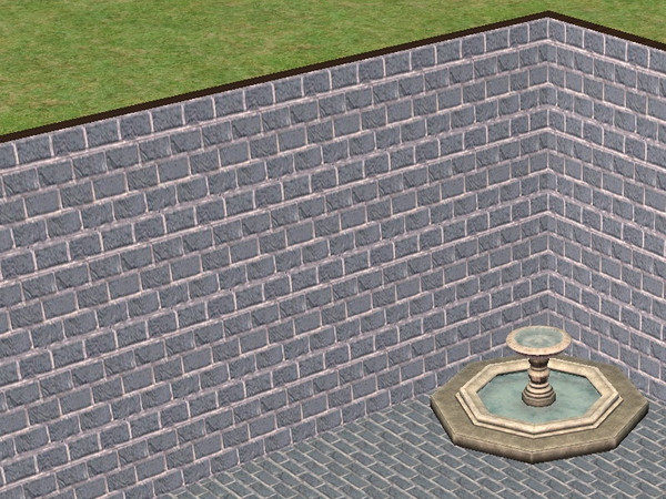 Sims 2 — Brick Walls Set - Washington sky by zaligelover2 — Brick wall covering.