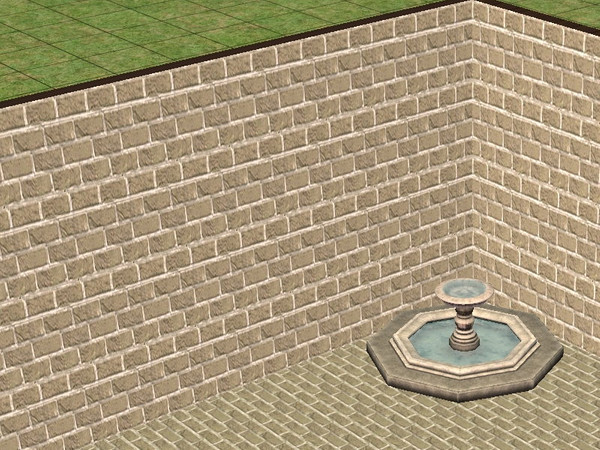 Sims 2 — Brick Walls Set - tweed by zaligelover2 — Brick wall covering.