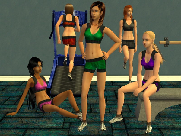 Sims 2 — Activewear Set by zaligelover2 — Activewear for AF.