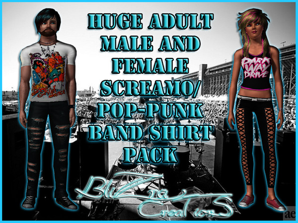 Sims 3 — Adult_male_Band_Shirts 6 of 6 by blizra2 — 