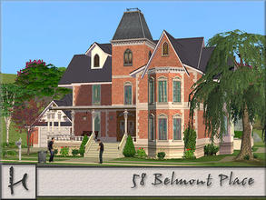 Sims 2 — 58 Belmont Place by hatshepsut — A neat Victorian townhouse would perfectly suit a small family. Comes complete