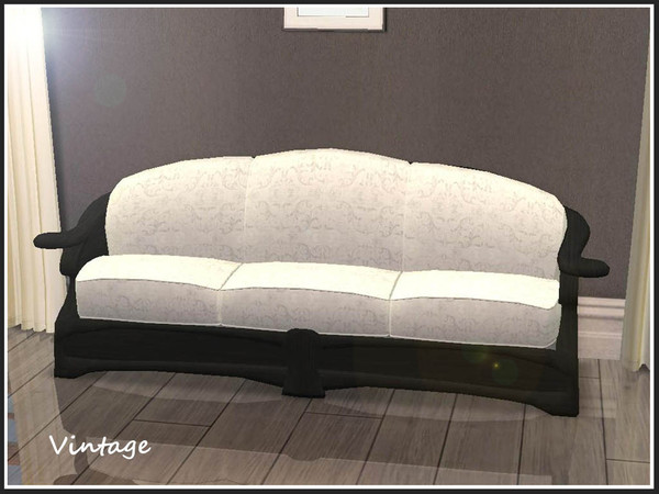 Sims 2 — Baroccoco Loveseat Fabric Patterns - Vintage by portiapudding — Recolours of the Baroccoco Loveseat and Sofa