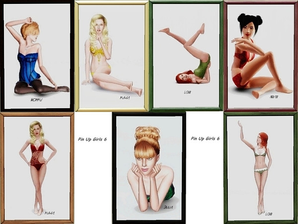 Sims 3 — Pin Up Girls 6 by weirdling2 — Who can resist the allure of a Pin Up Girl?! This is a Clone of EA's Heinrich
