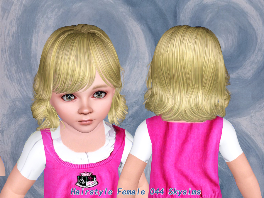 The Sims Resource Skysims Hair Toddler 044