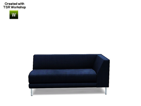 Sims 3 — Blue Comfort Living Right Loveseat by Trustime — Modern recolorable loveseat. By Trustime