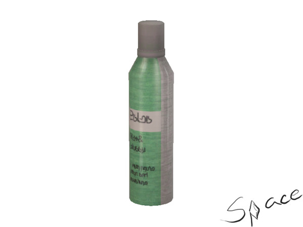 Sims 3 — Zoey bathroom - Hair mousse by spacesims — This is a big bottle of hair mousse. Your sims will now be able to