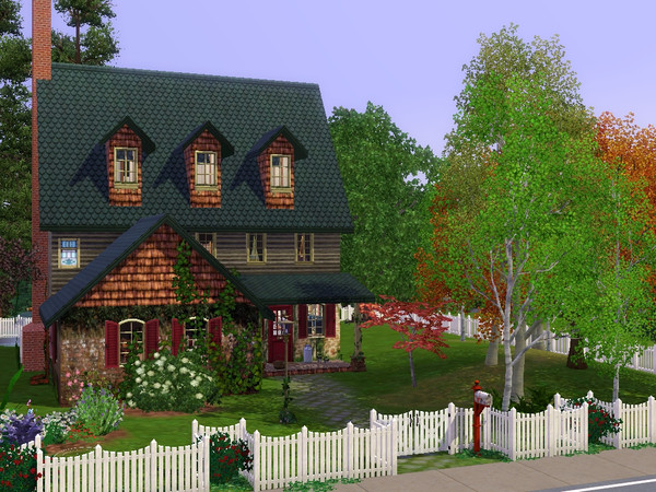 Sims 3 — Maple Cottage by Pawzsim — A cozy cottage for one or for a couple. Fully decorated with a country, rustic feel.