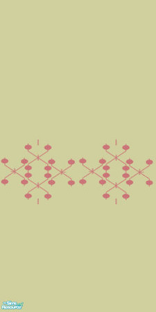 Sims 2 — PinkTech Wall by omeninos — decorate any room with this simple design