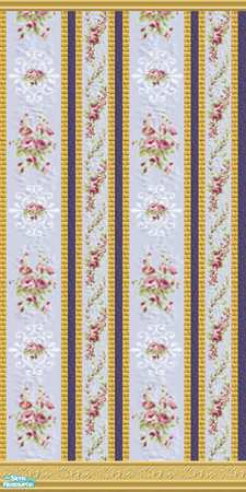 Sims 2 — Regent ***** - wall03 by perelinka — Elegant blue wallpaper.