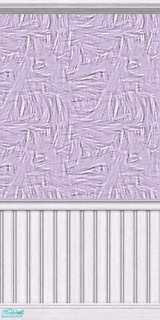 Sims 2 — Text Lilac w White Beadboard by gil_shalos — A textured wall in Lilac with Beadboard in White