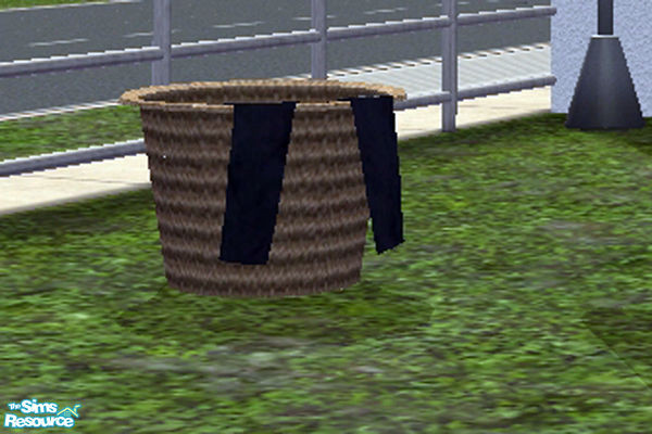 Sims 2 — Lancaster additions - Laundry Basket by Padre — A bit worn, this laundry has a lived in feel. Complete with