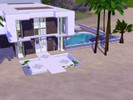 Sims 3 — Beach Home by rubberpiggy1272 — 2 Bedrooms, 2.5 Bathrooms. Base Game compatable, No CC! Enjoy :]