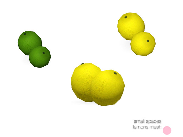 Sims 3 — Small Lemons Mesh by DOT — Small Lemons Mesh by DOT of The Sims Resource