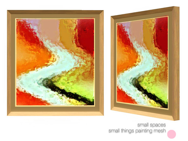 Sims 3 — Small Things Painting Mesh by DOT — Small Things Painting Mesh by DOT of The Sims Resource