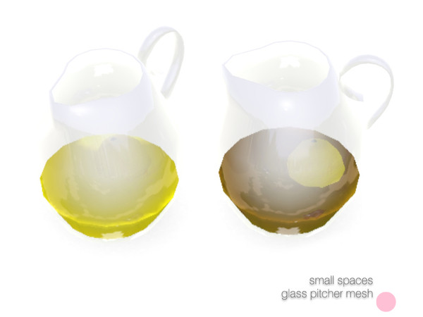 Sims 3 — Small Glass Pitcher Mesh by DOT — Small Glass Pitcher Mesh by DOT of The Sims Resource