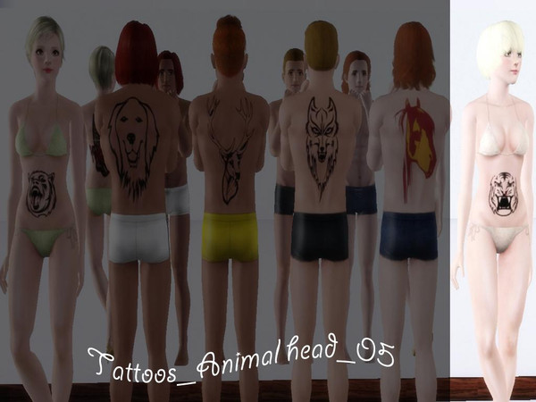 Sims 3 — Animal head