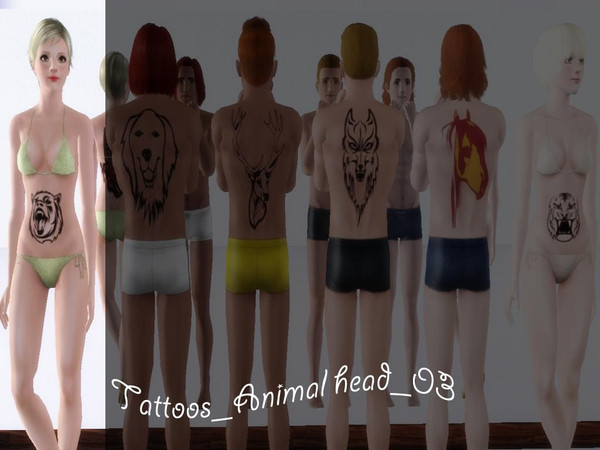 Sims 3 — Animal head