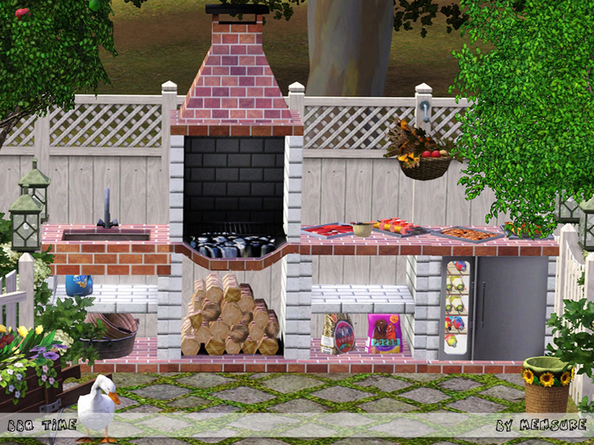 The Sims Resource BBQ Time Outdoor Kitchen