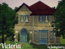 Sims 3 — Victoria by funkycherry — This is Victoria, a delightful one bedroom 19th century house decorated with luxurious