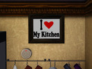 Sims 3 — I Love My Kitchen Poster by crumblet — //TSR: I love my kitchen poster by Crumblet//