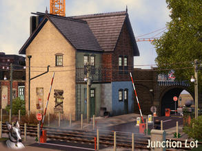 Sims 3 — Bridge Lane Railway Junction by Cyclonesue — Save this property from demolition by renovating it, or at least