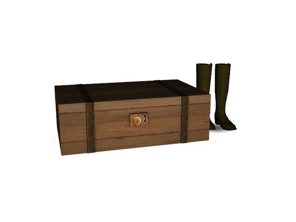 Sims 3 — Bedroom Catherine Trunk by Lulu265 — Part of the Catherine Bedroom Set. Please do not reclone or claim my meshes