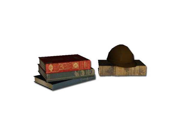 Sims 3 — Bedroom Catherine Books by Lulu265 — Part of the Catherine Bedroom Set. Please do not reclone or claim my meshes