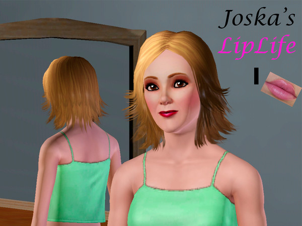 Sims 3 — Lip Life - I by Joska — A more realistic Lipstick for your sims! It's based on a real lipstick, and has its