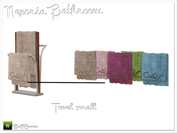 Sims 3 — Nexoria Bath Towel 1 by BuffSumm — Design-oriented modern bathroom. Clear and straight-lined characterize the