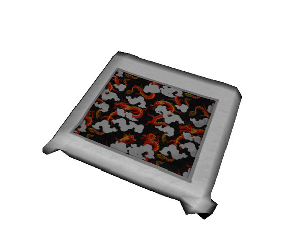 Sims 3 — Asian Inspired Bedroom Blanket by TheNumbersWoman — Zen and relaxation are key to eternal happiness. Relax with