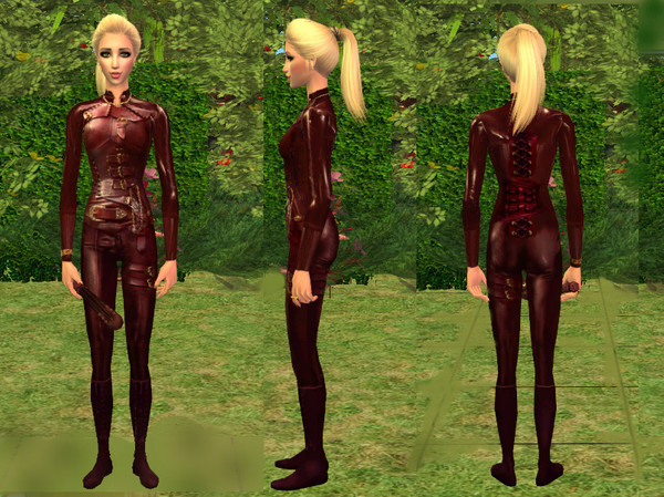 Sims 2 — Mord Sith Red Leather Outfit - Legend of the Seeker by tsvetinka2 — Hey, everybody!!! This is my first upload