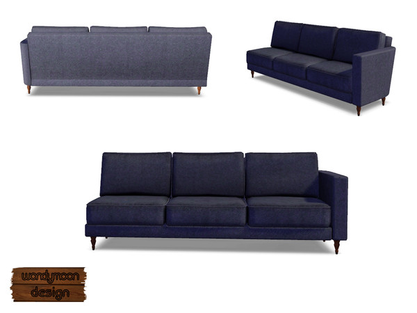 Sims 3 — Nitrogen Corner Sofa p.1 by wondymoon — - Nitrogen Corner Living - Corner Sofa p.1 - wondymoon@TSR - Sep'2012