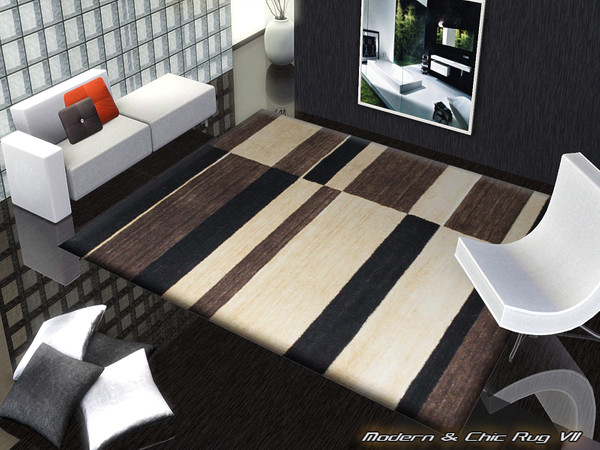 Sims 3 — Modern & Chic Rug VII by Pralinesims — By Pralinesims