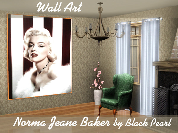 Sims 3 — Norma Jeane Baker by Black__Pearl — I present to you a picture with the famous Norma Jeane Baker. Known