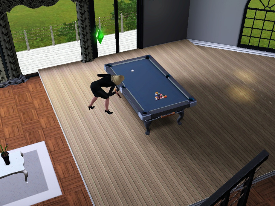 The Sims Resource Side Pocket Pool Table