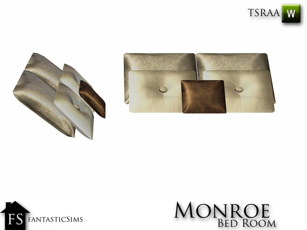 Sims 3 — Monroe BR Pillows *UPDATED* by fantasticSims — Monroe BR Pillows TSRAA
