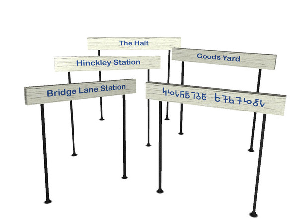 Sims 3 — Station Platform Sign by Cyclonesue — The only place to disembark - sorry! By Cyclonesue for TSR TSRAA