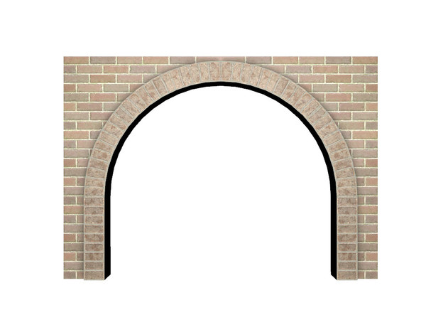 Sims 3 — Viaduct Simple Arch (stand-alone) by Cyclonesue — This is a deco arch (no walls required) but allows Sims to
