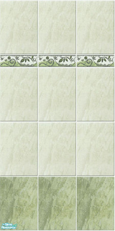 Sims 2 — Sabine - wall 3 by Mekhi — A part of my Sabine tiled set, enjoy!